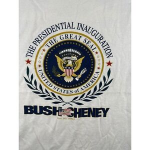 Delta Pro Weight Bush Cheney Inauguration‎ Graphic Tee Shirt XL